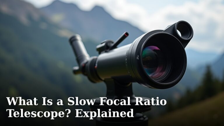 What Is a Slow Focal Ratio Telescope? Explained