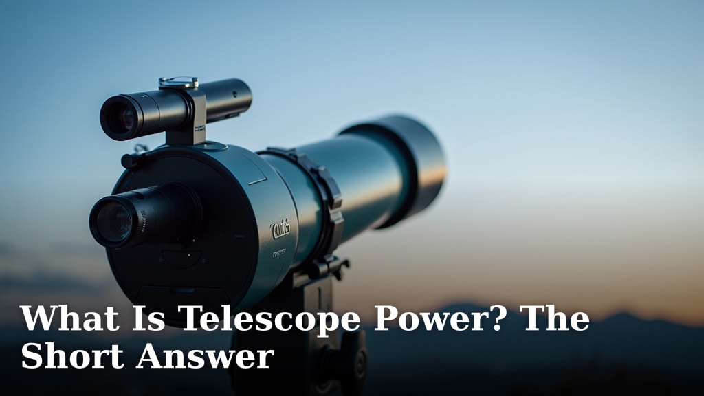 What Is Telescope Power? The Short Answer