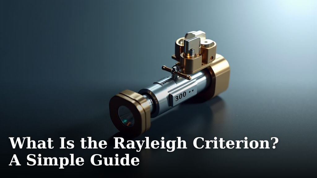 What Is the Rayleigh Criterion? A Simple Guide