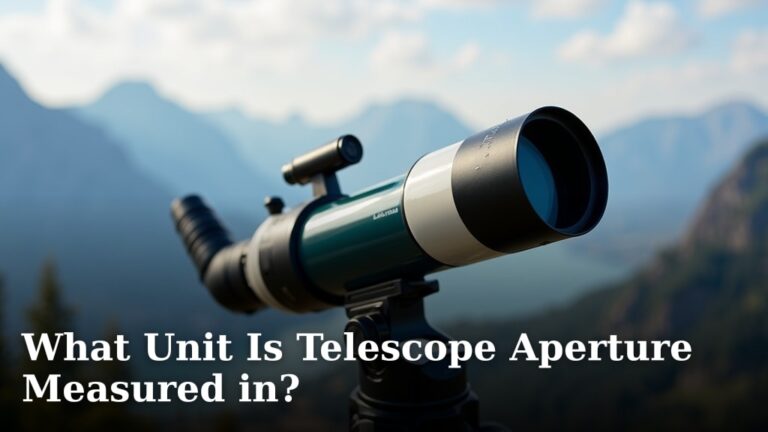 What Unit Is Telescope Aperture Measured in?